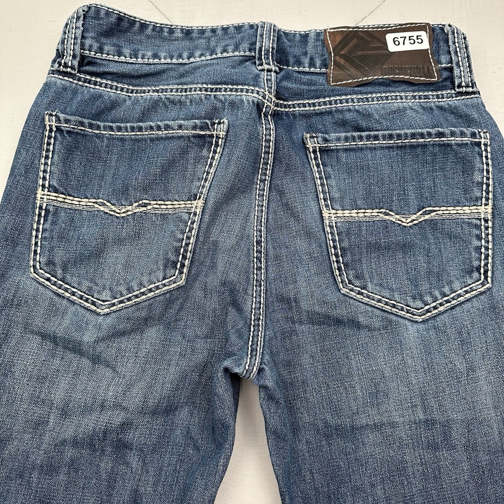 Rock & Roll Cowboy Mens Relaxed Jeans 29x32 Double Barrel Straight Light Blue